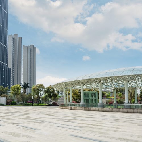 Modern office building